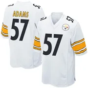 White Youth Montravius Adams Pittsburgh Steelers Game Jersey