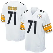 White Youth Nate Herbig Pittsburgh Steelers Game Jersey