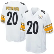 White Youth Patrick Peterson Pittsburgh Steelers Game Jersey