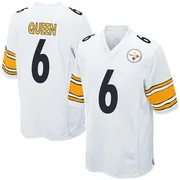 White Youth Patrick Queen Pittsburgh Steelers Game Jersey