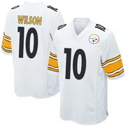 White Youth Roman Wilson Pittsburgh Steelers Game Jersey