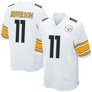 White Youth Van Jefferson Pittsburgh Steelers Game Jersey